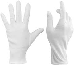 Gomyhom Gants Coton Blanc Protection Mains Lavables Gants Coton