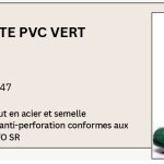 BOTTE PVC AVEC SECURITE