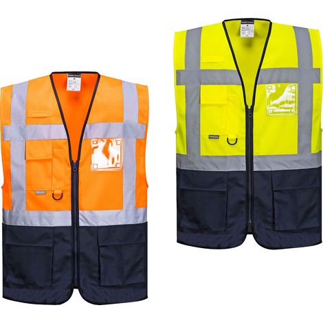 GILET FLUO SECOURISTE HAUTE VISIBILITE PORTWEST